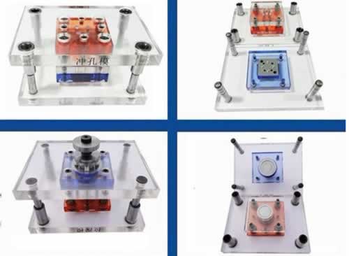 理論教學透明冷沖模具模型